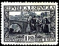 Spain 1935 Personajes 1 Ptas Pizarra Edifil 693